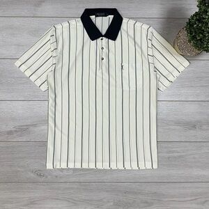 Yves Saint Laurent Silk polo shirt/L/EUC